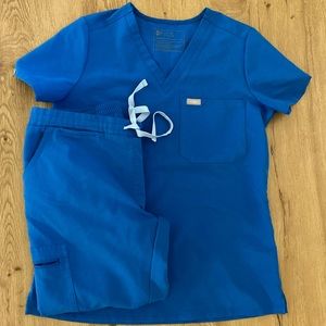 Figs Scrub Set (Top XS, Pants S)